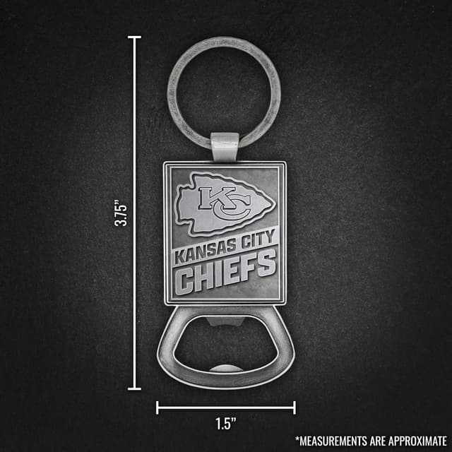 Thumbnail 6 de Rico Industries NFL Football Pewter-Style Bottle Opener Keychain