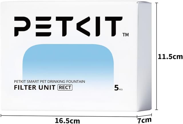 Detalle 1 de PETKIT Filtro para Fuente de Gatos 5 Piezas EVERSWEET MAX
