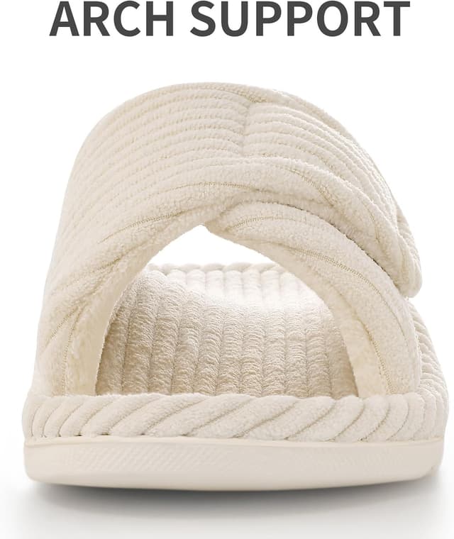 Detalle de Litfun Orthopädische Hausschuhe Memory Foam