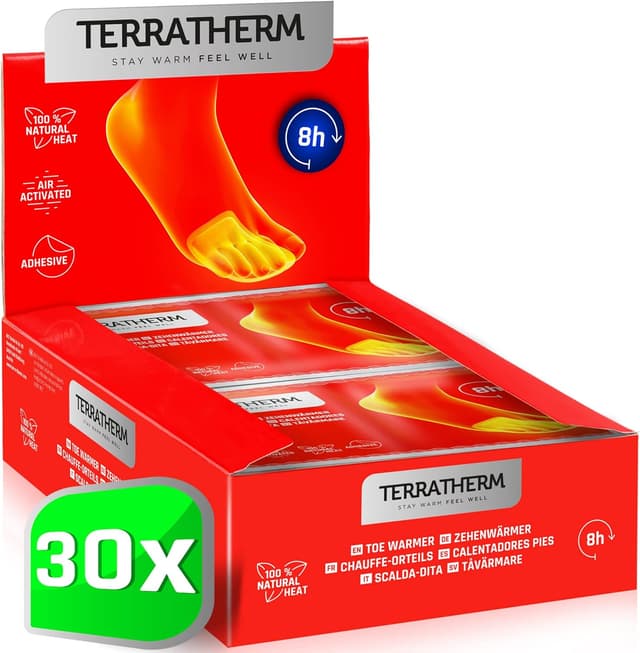 Imagen de TerraTherm Foot Warmers 8‑hour toe warmers en OfertitasTOP