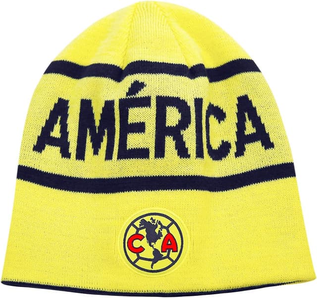 Detalle de Icon Sports Officially Licensed Club América Beanie (Unisex Adult)