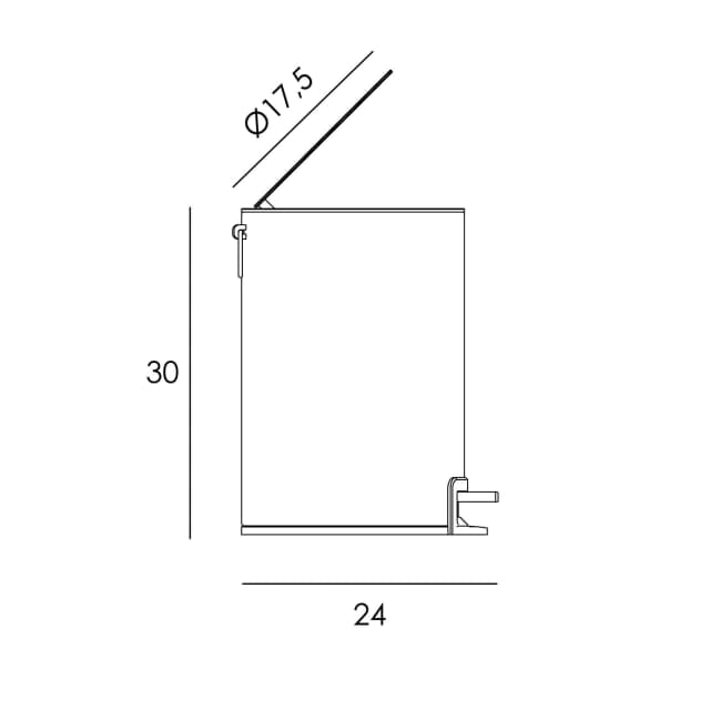 Thumbnail 4 de Manillons Torrent Cubo de pedal 5 L 🚮