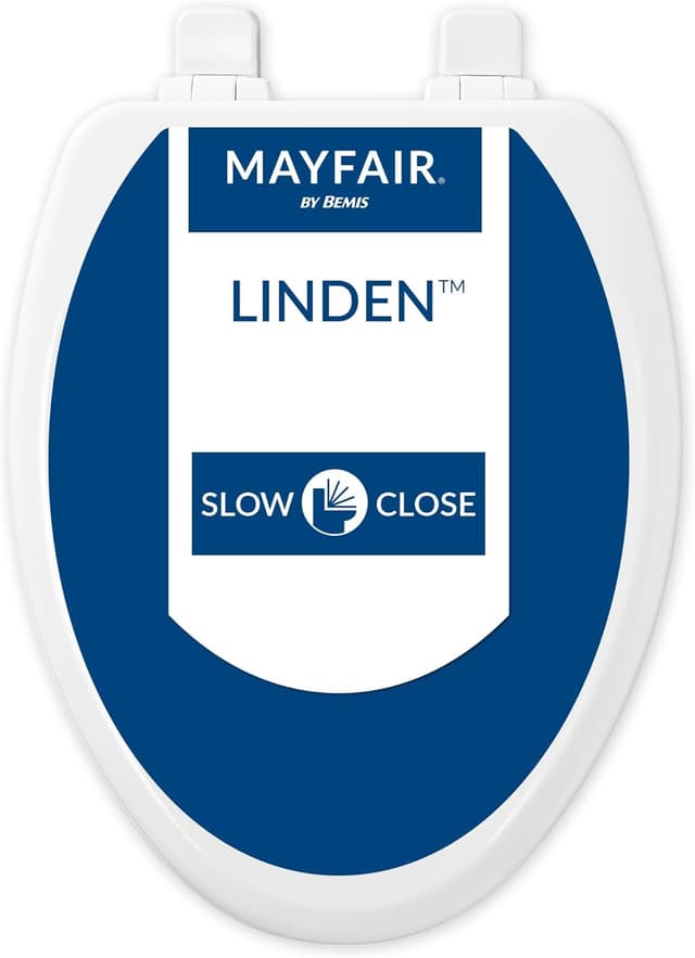 Detalle de Mayfair Linden Slow Close Toilet Seat, 14.12 in