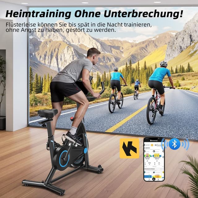 Thumbnail 1 de CHAOKE Bicicleta Estática Magnética 160KG