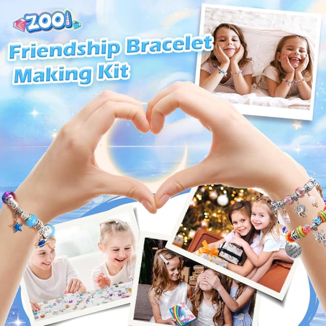 Detalle de ZOOI Bastelset Armbänder für Mädchen 5–9 Jahre