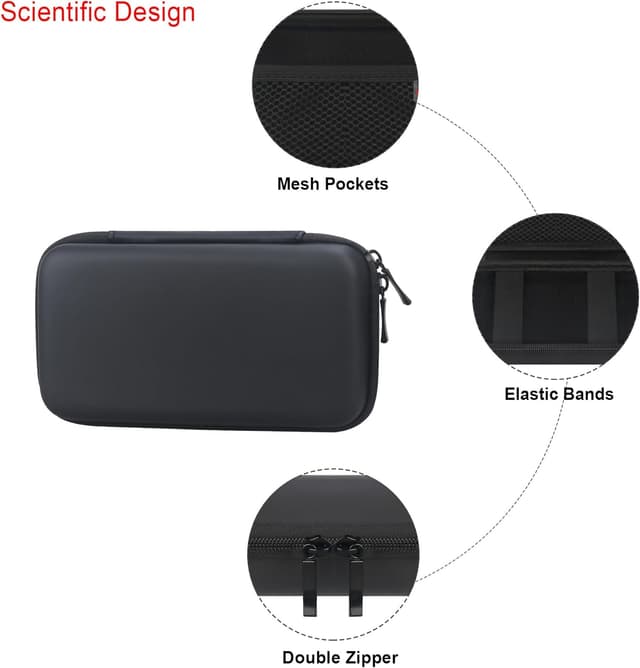 Detalle 2 de Elonbo Travel Accessory Polaroid Hi-Print 2nd Gen case (2x3) – Black