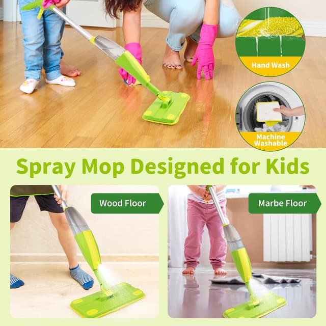 Thumbnail 5 de Lullulii Kids Spray Mop 1-piece toddler set