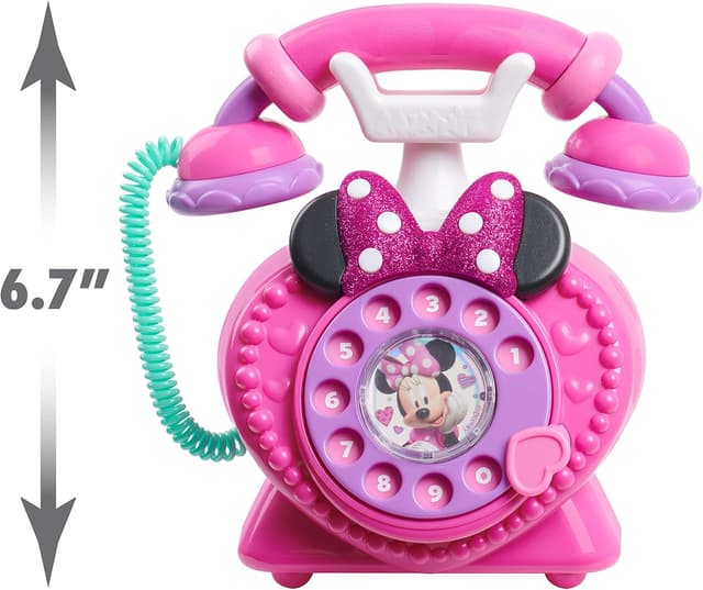 Thumbnail 6 de Disney Junior Minnie Mouse Ring Me Rotary Pretend Play Phone with Lights and Sounds (Ages 3+)