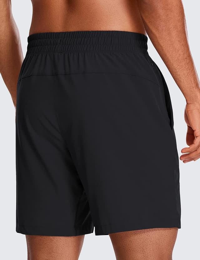 Detalle de CRZ YOGA Pantaloncini Running Uomo con fodera da 18 cm, nero L