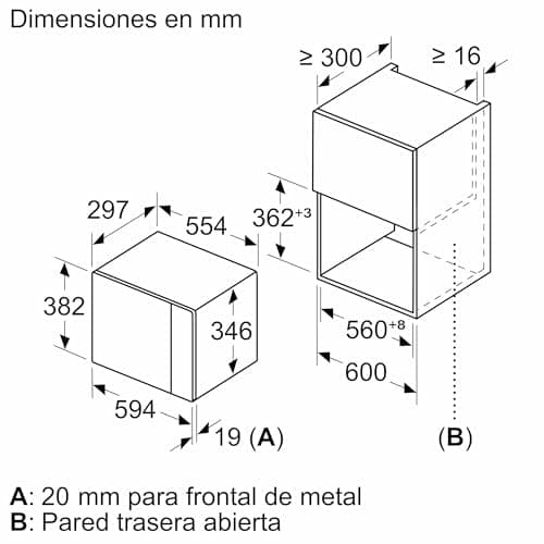 Thumbnail 5 de Balay 3CG5172B2 microondas integrable 20 L blanco