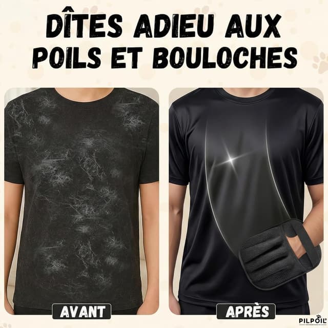 Thumbnail 6 de pilpoil Gant Anti Poils Animaux 2‑en‑1