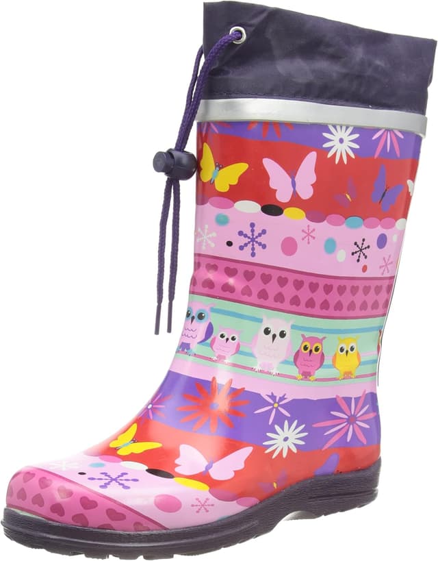 Detalle de Beck Mädchen Eule Gummistiefel