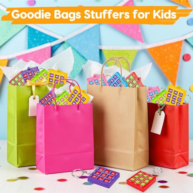 Detalle de 24PCS Tic Tac Toe Mini Keychain Game