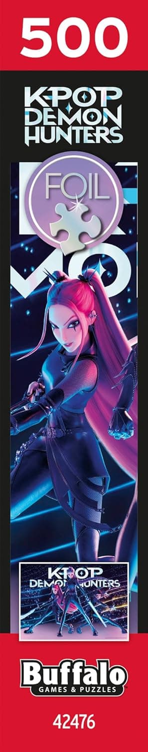 Thumbnail 6 de Buffalo Games HUNTR/X 500-Piece K-pop Demon Hunters Foil Jigsaw Puzzle