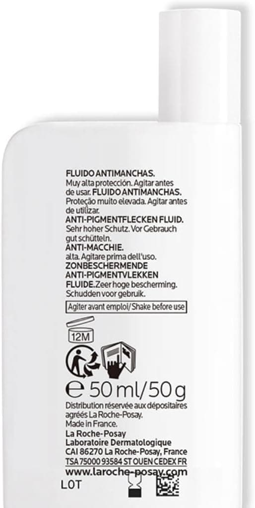 Detalle 2 de La Roche-Posay Anthelios Anti-Dark Spots Fluid SPF50+ Sunscreen