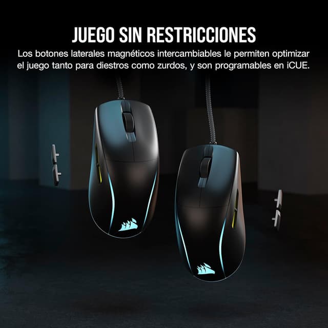 Thumbnail 3 de Corsair M75 Ratón FPS Ligero RGB con Botones Intercambiables