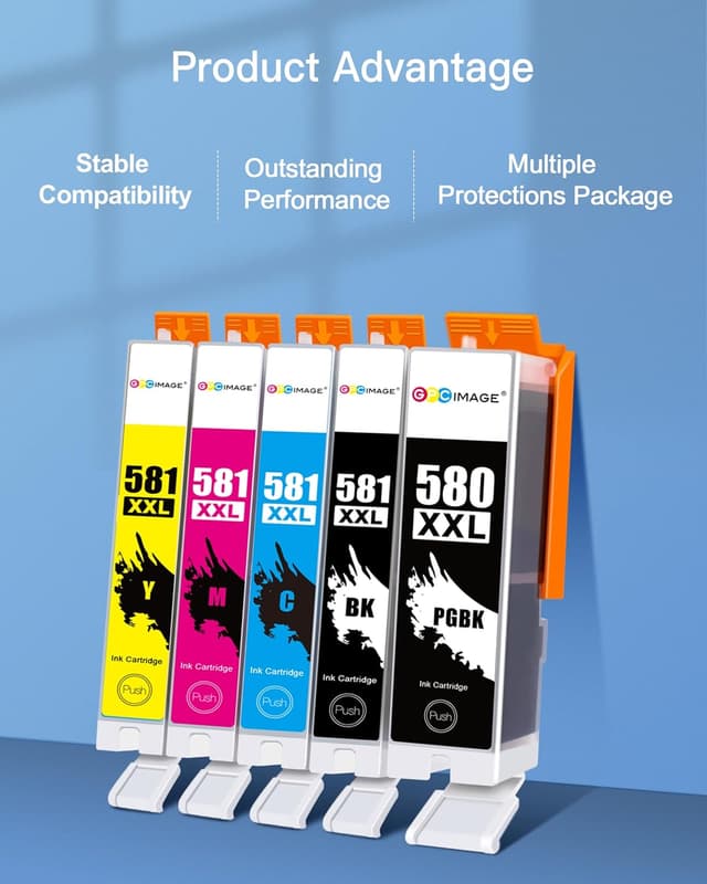 Thumbnail 4 de GPC IMAGE CLI-581/PGI-580 XXL Druckerpatronen 10er