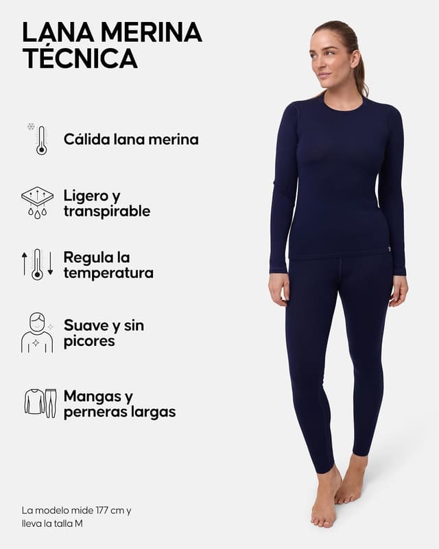 Thumbnail 1 de DANISH ENDURANCE Conjunto térmico lana merino 180 g/m²