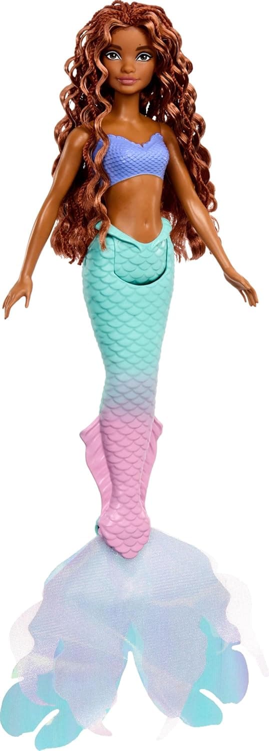 Detalle de Disney Princess Ariel Mermaid Doll by Mattel (Live Action) with Sparkling Soft Fin & Posable Design