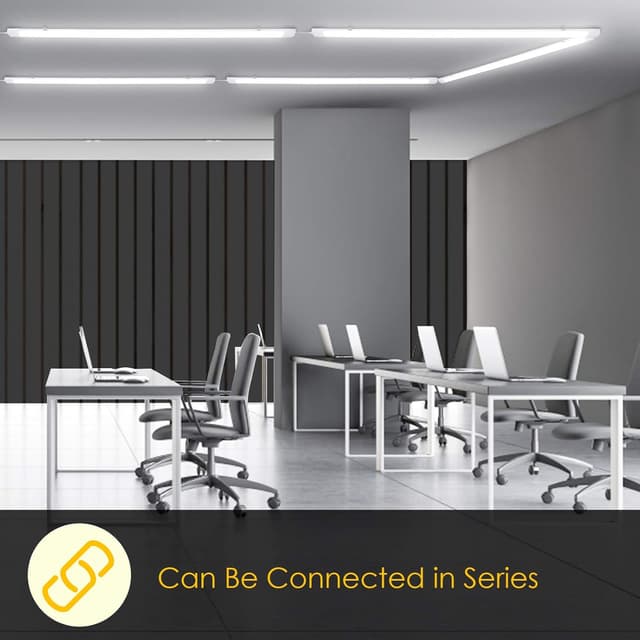 Thumbnail 6 de Gimisgu Néon LED 120 cm 36 W 3060 lm, réglette blanc neutre 4000 K (IP65) pour garage, atelier et pièces humides