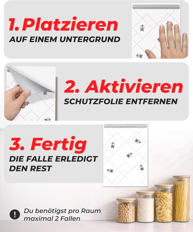 Detalle 2 de PIC Lebensmittelmotten Falle - effektive Mottenfalle