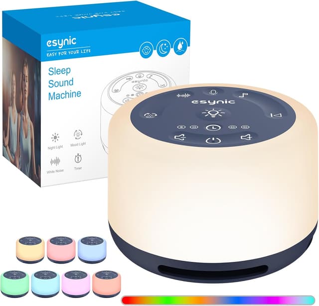 Detalle de eSynic White Noise Machine mit 30 Klängen