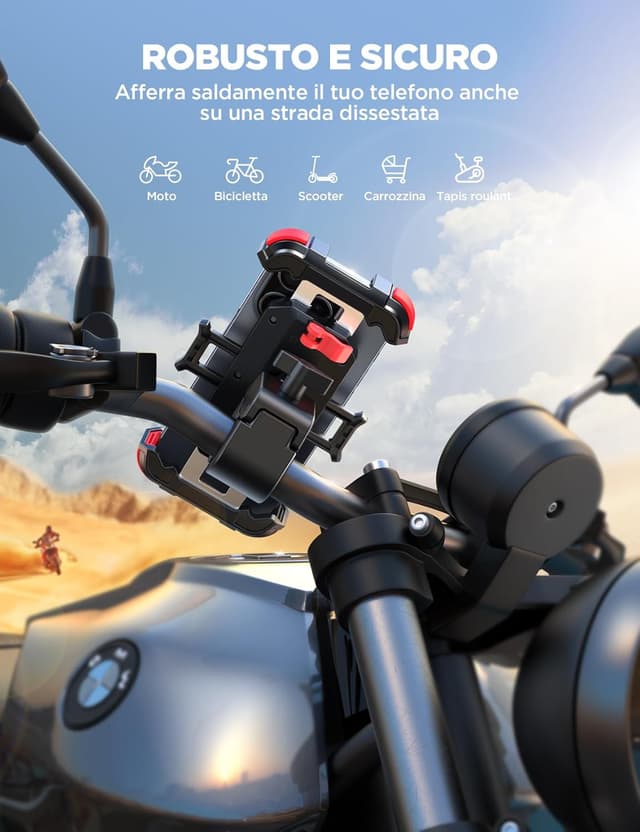 Thumbnail 4 de JOYROOM 2025 Porta Cellulare Moto 160 km/h