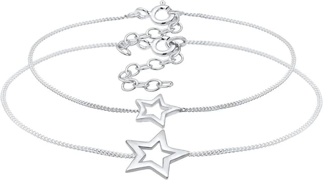 Detalle de Elli Armband Damen Set Mutter Kind Sterne Astro 925 Silber
