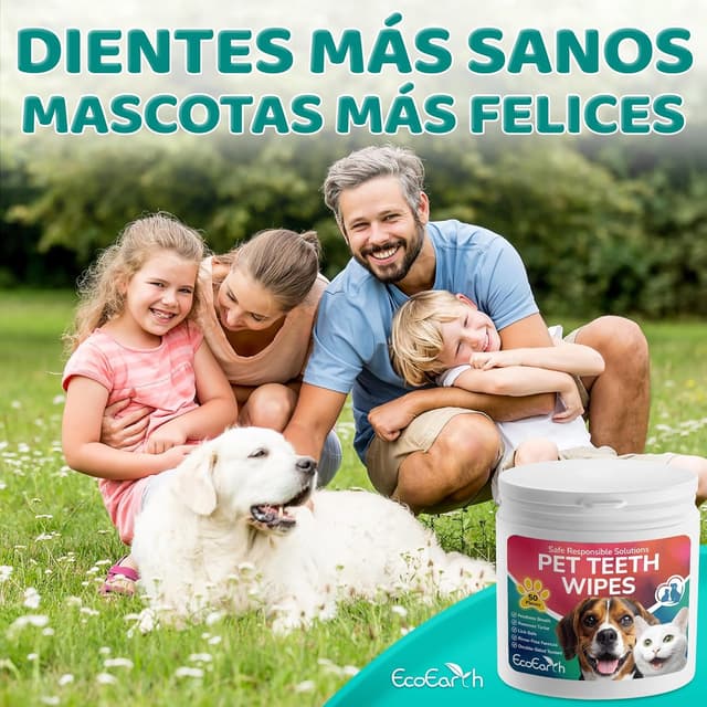 Thumbnail 6 de EcoEarth Toallitas dentales mascotas 100 uds