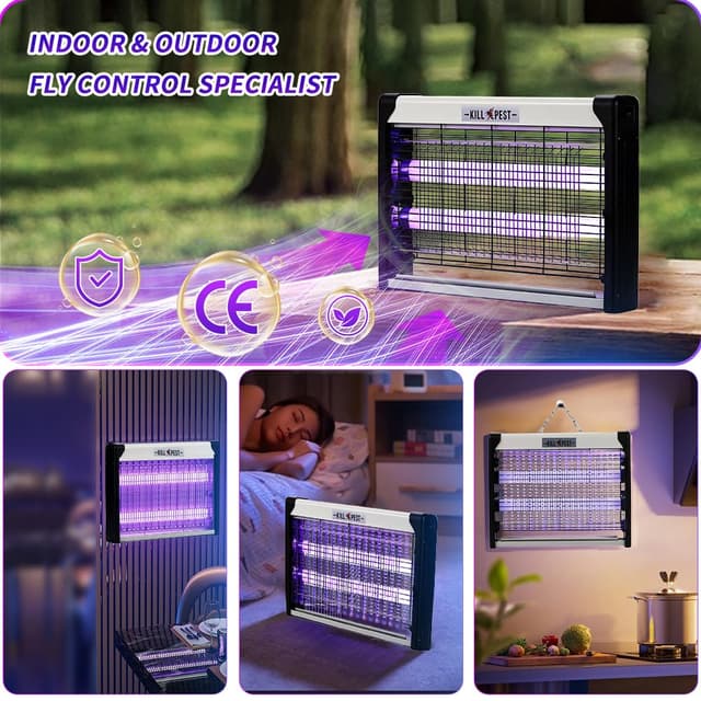 Detalle 1 de Electric Fly Killer 1800V Wall Mounted