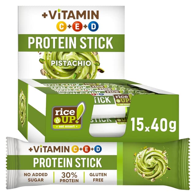 Detalle de RiceUP! Vitamin Protein Bar 12 g Protein
