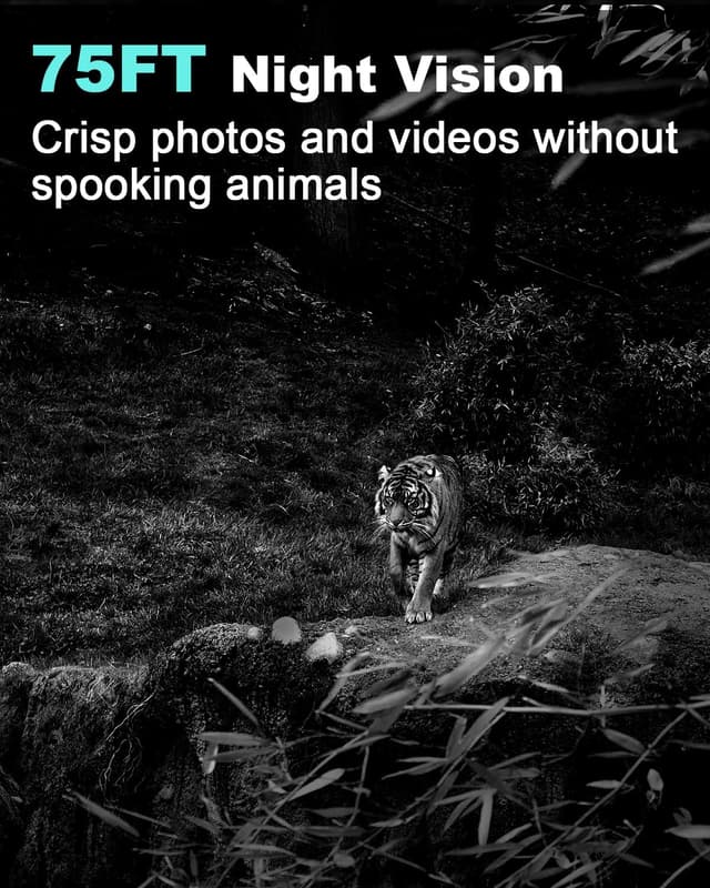 Detalle de KJK Trail Camera 36MP 2.7K