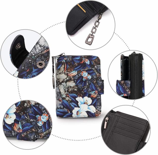 Detalle 2 de Portafoglio donna con cerniera 10,2x13,5x4