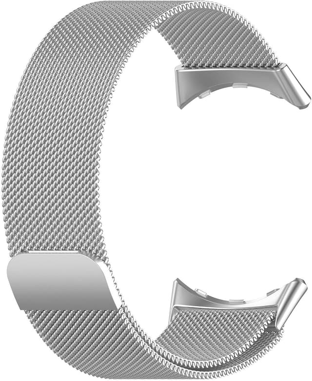Detalle de Panda Bobo Metal Strap for Google Pixel Watch 2 / Pixel Watch — Milanese Stainless Steel Mesh Replacement Band