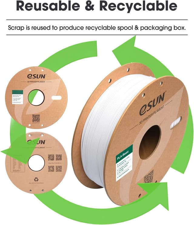 Thumbnail 6 de eSUN PLA 1,75 mm filamento 1 kg, 2 bobine