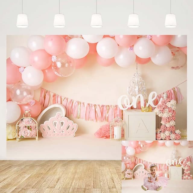 Imagen de MEHOFOND 7x5ft Pink Balloons Backdrop en OfertitasTOP
