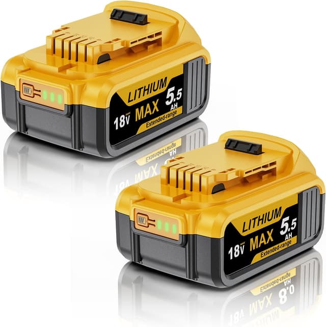 Imagen de Dewalt 18V 5500mAh Replacement Battery 2-Pack en OfertitasTOP