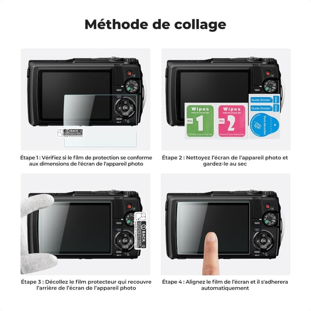 Thumbnail 4 de K&F CONCEPT Film protection écran 3 pièces 0,3mm