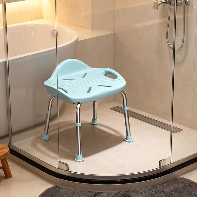 Thumbnail 6 de UOJYAIP Taburete de Baño Ajustable 41–51 cm