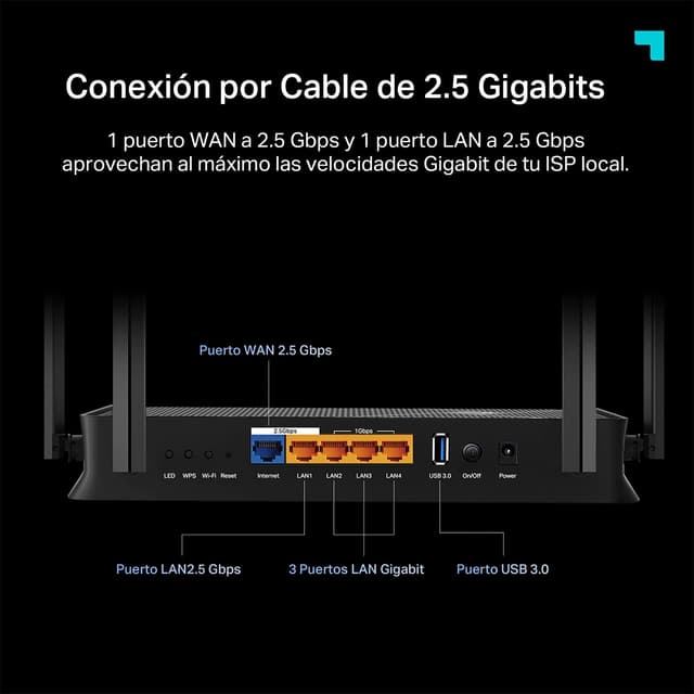 Thumbnail 4 de TP-LINK Archer BE230 Router Wi‑Fi 7 doble banda, 4 puertos