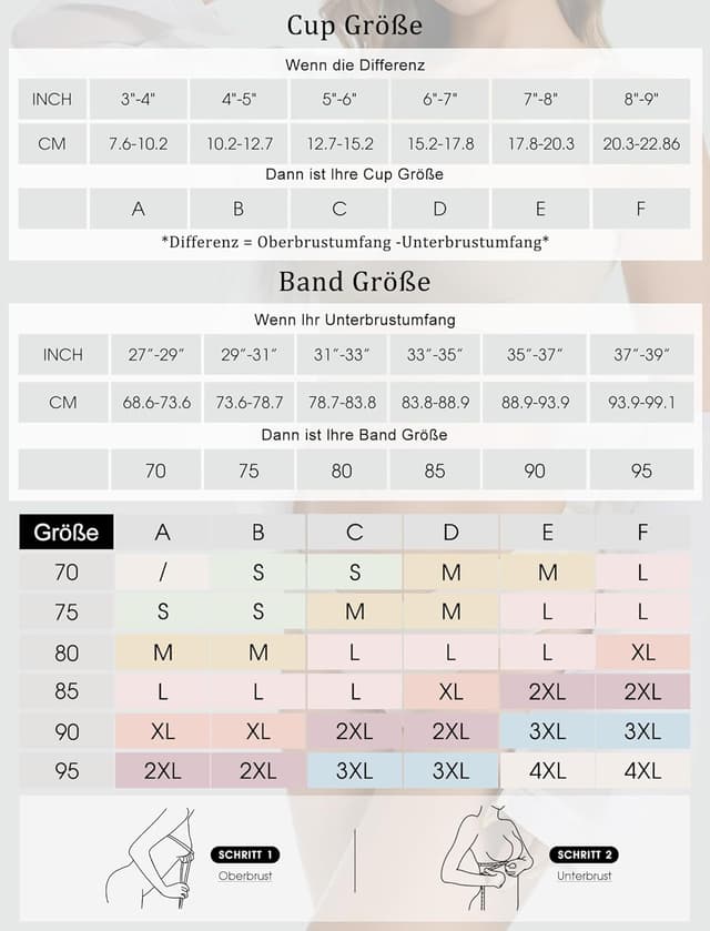 Detalle 2 de Vtelor Bügelloser BH mit Push up für Damen