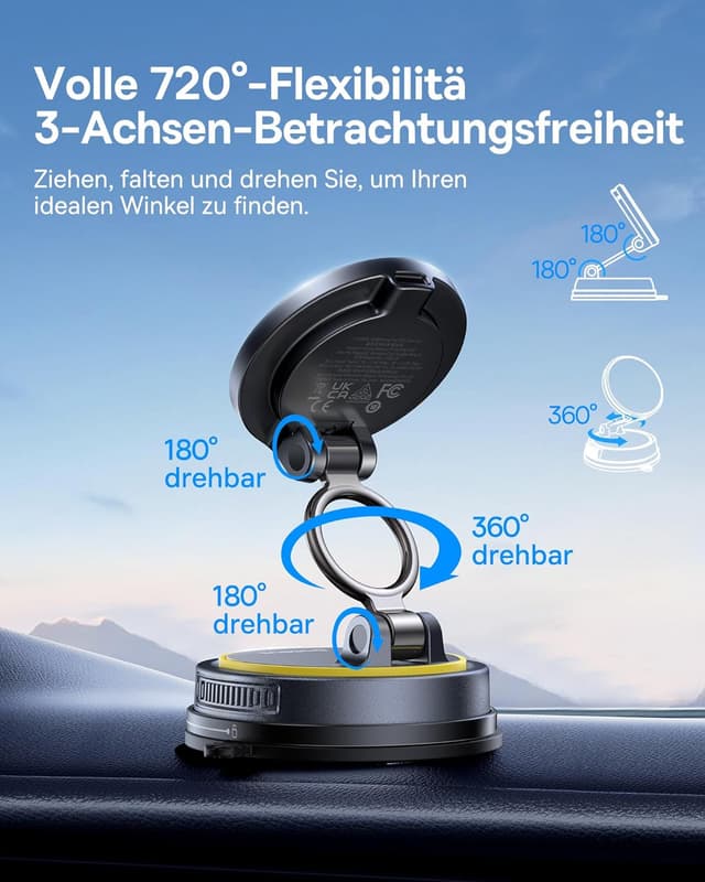 Detalle de Baseus VC2 Flex Pro 15W Handyhalterung