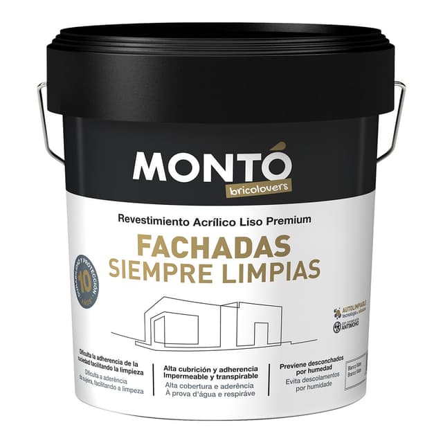 Imagen de MONTÓ Pinturas Fachadas Siempre Limpias 12 l. 🎨 en OfertitasTOP