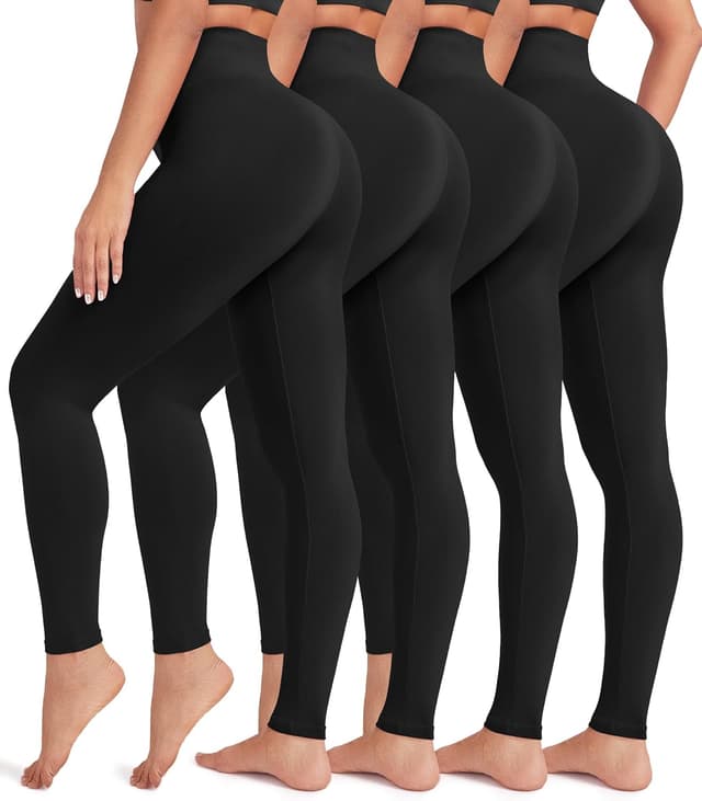 Detalle de VALANDY Creamlush High-Waisted Leggings 4 pack