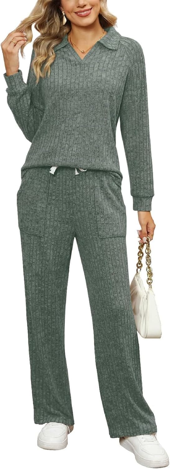 Detalle 2 de SotRong Ribbed Lounge Co-Ord Set 2-piece 🛋