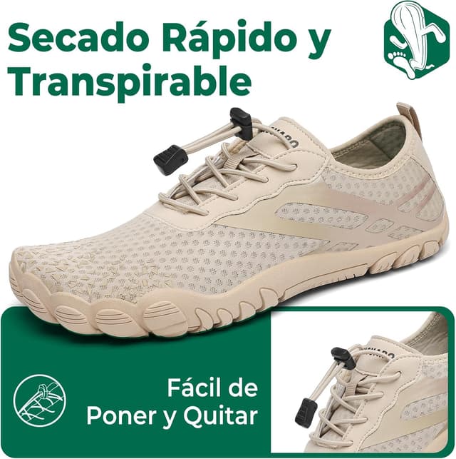 Thumbnail 2 de SAGUARO Escarpines Barefoot secado rápido 36-48