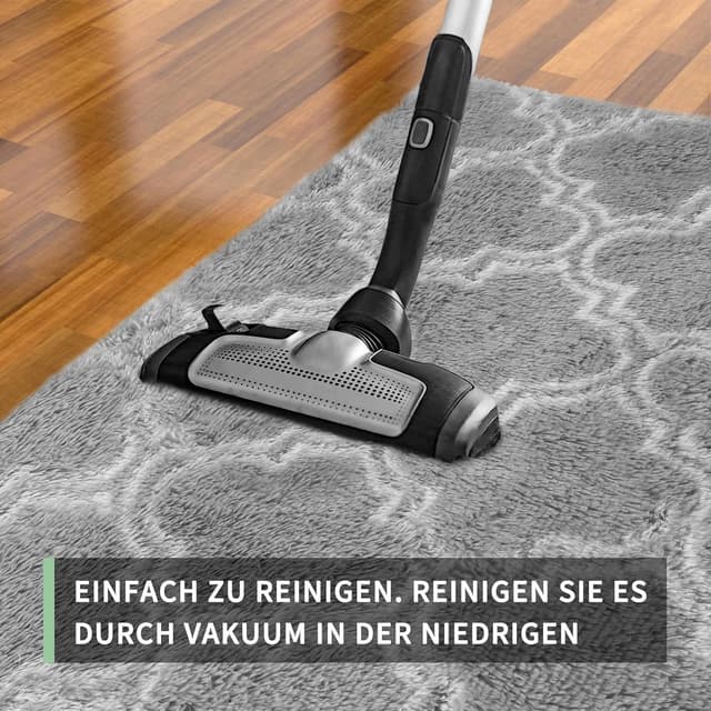 Detalle 2 de Sour Lemon Hochflor Teppich 120x160 Grau