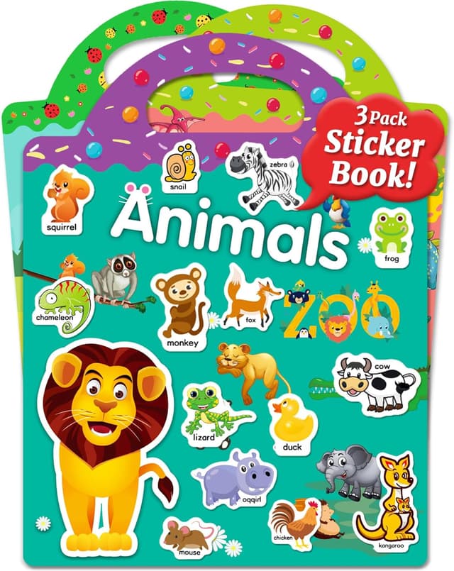 Detalle de Benresive Reusable Sticker Book for Toddlers