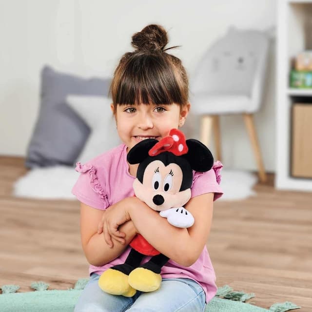 Detalle 1 de Simba Toys - Peluche Minnie Mouse con Vestido Rojo 35 cm