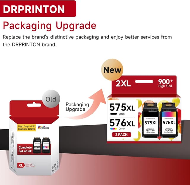 Detalle 2 de PG-575XL CL-576XL Canon ink cartridges 2-pack đź–¨
